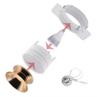 Module de support de lampe moderne Mr16, projecteur de plafond Gu10, cadre pour salle de bain, kit d'éclairage LED