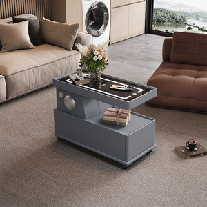 2025 đa chức năng xoay bàn cà phê bên di chuyển thông minh tủ phòng khách hộ gia đình ánh sáng sang trọng thông minh Bàn Cạnh Giường ngủ - Product Image 4