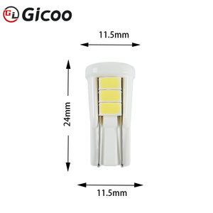 Bombilla LED Gicoo T10 12V 10W 6500K 24mm×11.5mm para Luz Trasera de Coche, Interior, Techo, Mapa, Matrícula, Repuesto - Product Image 1