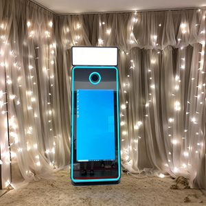 Miroir Magique en Bois de 70 Pouces avec Écran Tactile pour Photomaton, Équipement d'Impression <span class=keywords><strong>Instantanée</strong></span> de Photos Selfie, <span class=keywords><strong>Location</strong></span> Commerciale pour 15 Personnes - Product Image 3