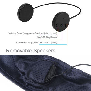 Haut-parleur mince tissu de sport unisexe casque de couchage bandeau vente en gros sans fil Bt5.0 musique bande de nuit casque de couchage - Product Image 4