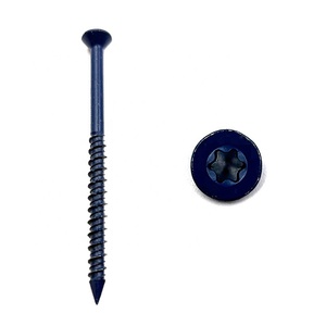 สกรูคอนกรีตหัวแบนแบบ Torx สีน้ำเงิน สกรูยึดคอนกรีต - Product Image 3