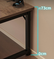 Vente en gros moins cher simple bureau d'ordinateur à domicile Tables de jeu poste de travail chambre à coucher Table de bureau étudiant bureau robuste