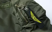 Blouson aviateur homme fin de haute qualité, style MA1, col montant décontracté, avec capuche, pour l'hiver, idéal pour la moto, personnalisable avec logo, vente en gros
