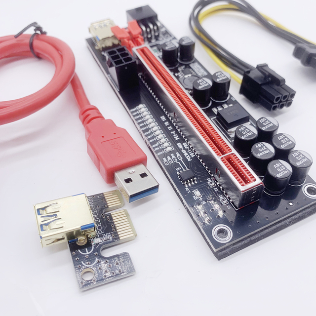 VER011 Pro PCI-E Riser Super Version PCIE X16 USB 3.0 Express Extension Cable for Graphics Card in Stock