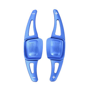 Extensión de Palanca de Cambios de Volante de 4 Radios Estilo Carreras, Aleación de Aluminio Rojo, Compatible con Modelos A6 A3 A5 A7 A4 - Product Image 1