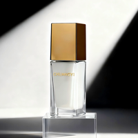 Maßgefertigte Luxuriöse Hochwertige Dickbodige Glas-Emulsionsflaschen Boxen 20ml 30ml 50ml 100ml Mattiert Transparent Quadratisch mit Pumpe