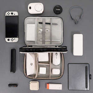Travel Storage Bag For Cables Power Bank Mouse Earphones Portable Organizer Rectangle Multipurpose Digital Accessories Case - Product Image 2