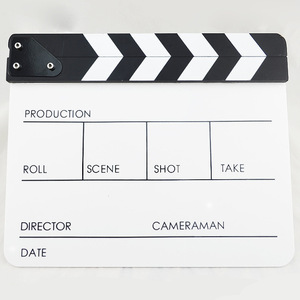 Populaire Clapboard de cinéma en bois et acrylique 30*24CM pour la photographie - Product Image 3
