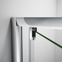 Meilleur prix salle de bain petite cabine de douche 70x70 cadre en aluminium cabine de douche en verre trempé