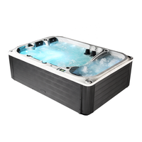 Monalisa — bain à tourbillon Portable pour Six personnes, grande taille, pour loisirs d'extérieur, Massage, jacuzzi, Spa