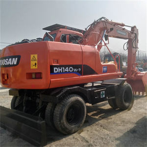 Offre Spéciale : Excavatrice sur Pneus <span class=keywords><strong>d</strong></span>'<span class=keywords><strong>Occasion</strong></span> Doosan DH140w-7 14 tonnes, Certifiée EPA CE, DH150-7, avec Attache Rapide pour la Construction Routière - Product Image 3