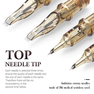 Ambition Premium - Caja de 10 <span class=keywords><strong>Agujas</strong></span> <span class=keywords><strong>para</strong></span> Tatuaje RL RM RS M1 1RL 3RL 5RL 7RL <span class=keywords><strong>9RL</strong></span> 14RL 7RS 7M1 5RM 7RM 9RM 17RM 19RM 23RM 25RM - Product Image 4