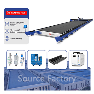 Machine de découpe laser à fibre haute puissance 12000w 20000w à grand format sur rail au sol, approvisionnement direct d'usine - Product Image 2