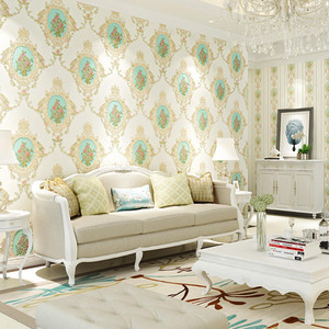Papel Tapiz Autoadhesivo 3D con Relieve, No Tejido, <span class=keywords><strong>para</strong></span> Decoración de Paredes de Dormitorios y Salas de Estar, Envío Directo Internacional - Product Image 1