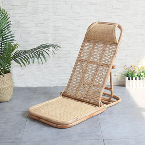 الطبيعية الكبيرة الحجم الحديقة الطابق المتسكع sunbed صغيرة الروطان كرسي شاطئ قابل للطي - Product Image 1