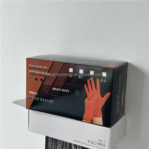 Guantes Desechables de Nitrilo para Trabajo Pesado de 10 Mil con Textura de Diamante, Libres de Látex, para Servicio de Alimentos, Automotriz, Cocina, Industria y Limpieza - Product Image 3