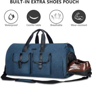 Échantillon gratuit Prix d'usine Vente en gros Haute qualité Sac de voyage pliable en toile imperméable personnalisé - Product Image 2