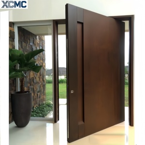 Porte d'entrée pivotante moderne de luxe en aluminium moulé, résistante à l'eau, pour villas et hôtels - Product Image 2