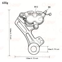 Bomba de Freno Trasera Específica para Surron Ultra Bee, Kit de Mejora de Piezas de Modificación para Motocicleta Eléctrica Todoterreno