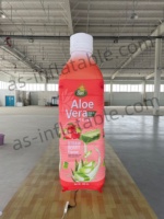 Bouteille de boisson gonflable géante personnalisée - Modèle publicitaire gonflable en PVC imperméable pour salon professionnel