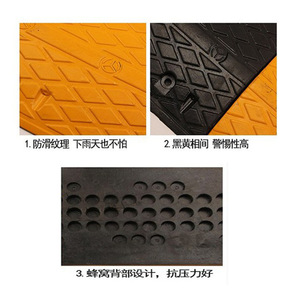 Ralentisseurs en caoutchouc Tianjiu XJJSD, épaissis, haute capacité de charge, pour zones résidentielles et scolaires - Product Image 5