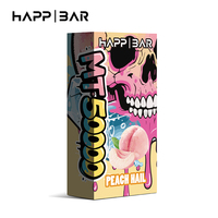 Deutschland Spanien Slowenien Rumänien EU-Lager Happ Bar 30K 40K 50K 150K Razzberry Puffs Einweg-Happy Bar Papierverpackungsboxen