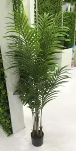 Offre Spéciale mariage maison jardin décoration vert plantes artificielles en gros touche naturelle Monstera Deliciosa Faux plante bonsain