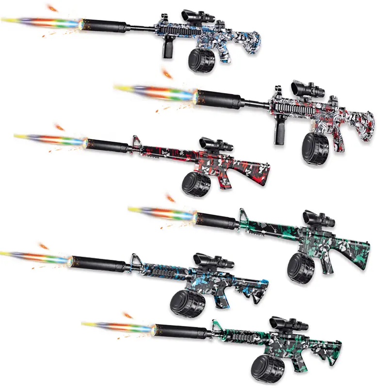 Glocks De Brinquedo New Arrival Sniper Elektrische Automatische Zomer Outdoor Shooting Water Gel Ball Bullet Large M416 Gun Speelgoed