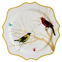 Service de vaisselle en porcelaine, assiette à dîner personnalisée, vaisselle de table, assiette de restaurant en céramique moderne, vente en gros prix 1 pièce