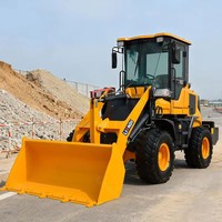 Chargeuse sur pneus tout-terrain robuste, chargeuse sur pneus diesel à pelle frontale avec accessoires pour utilisation agricole/de construction
