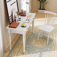 Table d'étude en bois massif pour chambre à coucher, peinture piano pour la maison
