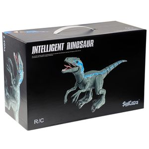Jouet pour enfants, animal, dinosaure, marche électrique, Led, <span class=keywords><strong>télécommande</strong></span> Jurassic RC, spray à capteur tactile Intelligent, 2.4G - Product Image 6