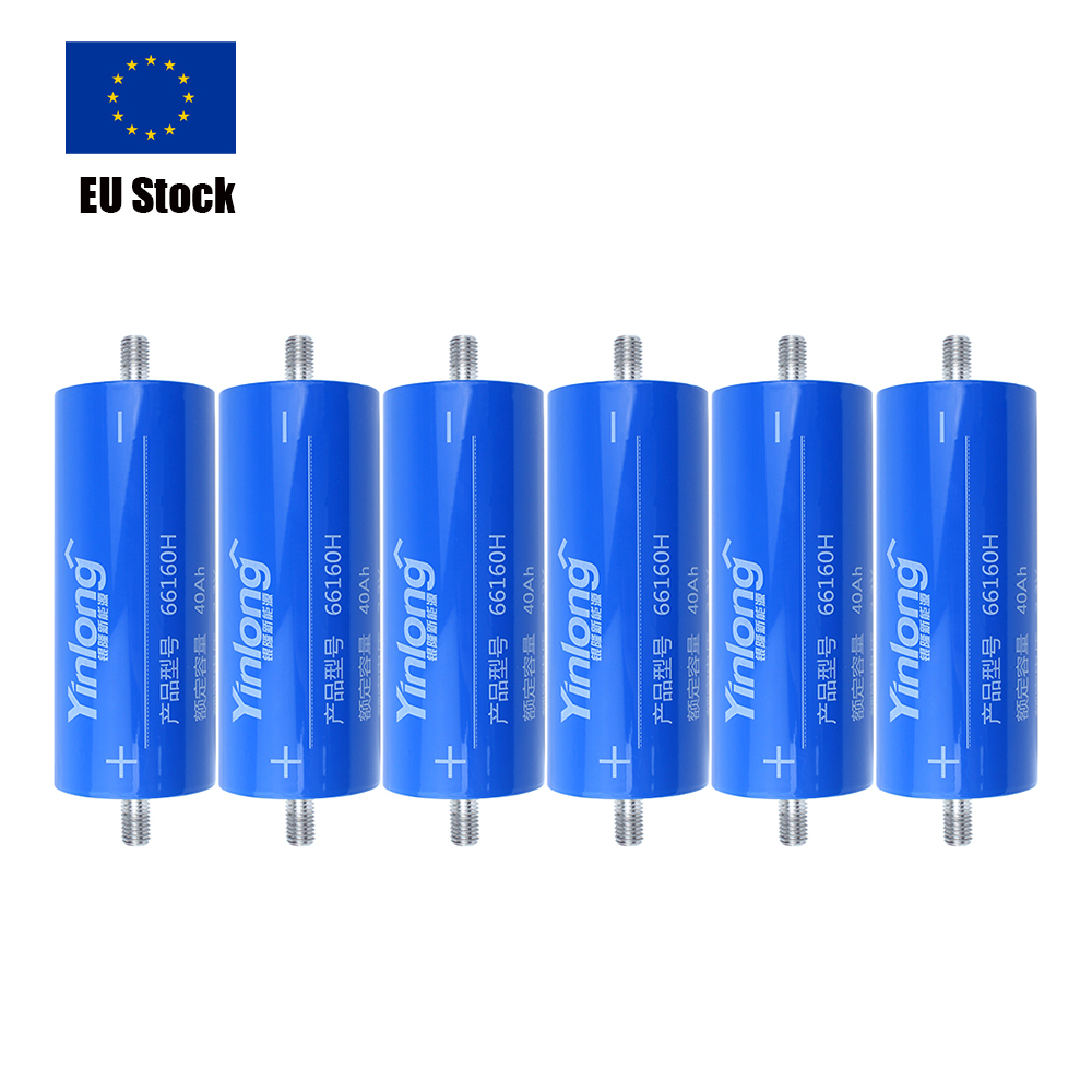 E Stock LTO 2,3 В 40Ah Yinlong оригинальная перезаряжаемая новая ячейка 12 шт. в коробке для системы солнечной энергии