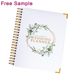 Hot Selling Hardcover Spiral Undated Planning Organiser Daily Notepad Journal Book <strong>Wedding</strong> <strong>Planner</strong> <strong>Notebook</strong> - Product Image 1