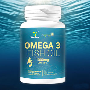 OEMVWinsTown Capsules d'huile de poisson pour les mers profondes Omega-3 Gélules d'huile de poisson DHA Support Omega 3 Pectine végétale PILULES CAPSULES - Product Image 1