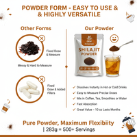 Poudre d'extrait de Shilajit en vrac de haute qualité, facile à mélanger dans le café, le thé ou les smoothies, étiquette privée OEM