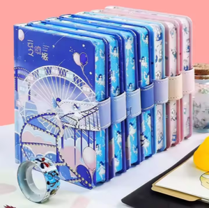 B6 Dot lưới máy tính xách tay vàng lá A5 gỗ cahier bìa cứng với may ràng buộc thanh lịch Giấy bìa Túi máy tính xách tay - Product Image 3