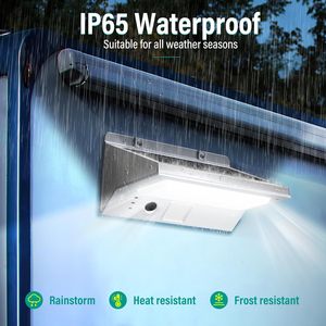 Coxseni Solar Rv Porch <b>Light</b> 2 Pack <b>Motion</b> <b>Sensor</b> Outdoor Wall Mounted Waterproof Gray Rectangle Automatic Control - Product Image 5