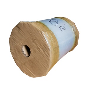 Rollo de Película Estirable LLDPE de 45CM, 20mic, 80GA, Jumbo, Morado/Transparente/Rojo, Suave, Resistente a la Humedad, Peso Neto 43kg, Película de Embalaje - Product Image 1