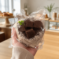 Jouet Squishy Gâteau au Chocolat Lava en Silicone Alimentaire Texture Molle Anti-Stress à Presser Cadeau - Vente Flash