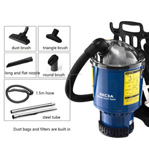 Customizable 1000W <b>Mini</b> Dry Wet <b>Vacuum</b> <b>Cleaner</b> Blue Backpack 4L Canister Powerful Whirlwind Car Cleaning Portable <b>Vacuum</b> <b>Cleaner</b> - Product Image 4
