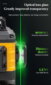 <span class=keywords><strong>Nivel</strong></span> Láser Profesional con Control Remoto - 16 Líneas y Calibración Automática. Resistente al Agua y a los Golpes. - Product Image 5