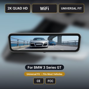 Caméra de rétroviseur avec streaming H-X pour <span class=keywords><strong>BMW</strong></span> Série <span class=keywords><strong>3</strong></span> GT, 2K, 9,2 pouces, WiFi, ajustement universel - Product Image 1