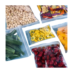 Sacs en plastique transparents à fermeture éclair en PE de haute qualité OEM Vietnam fabricant auto-scellant PET AL emballage latéral rouge vente en gros - Product Image 2