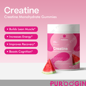 PUROOGIN 5g Creatina Monohidrato Orgánica Vegana Sin Azúcar Gomitas Suplemento para Hombres Mujeres Adultos No Adolescentes Mujeres Embarazadas - Product Image 3