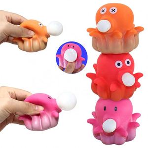 Jouet anti-stress en TPR en forme d'animaux, à presser, qui éjecte des bulles et émet des sons, pour la décompression, vente en gros - Product Image 6