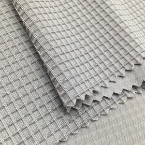 No4403B Nylon Waffle Cool Hommes T-shirt Tissu <span class=keywords><strong>Amazon</strong></span> Commerce Extérieur Tricoté Jacquard Tissu - Product Image 4