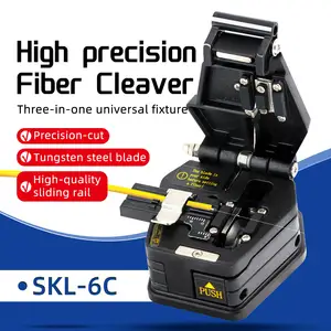 Coltello da taglio ad alta precisione mannaia in fibra ottica SKL-6C taglierina in fibra ottica nera taglierina per mannaia in fibra ottica