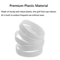 Anneaux de coupes de golf en plastique légers pour l'entraînement au putting sur le green et en extérieur – Fourniture directe usine